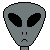 An alien face